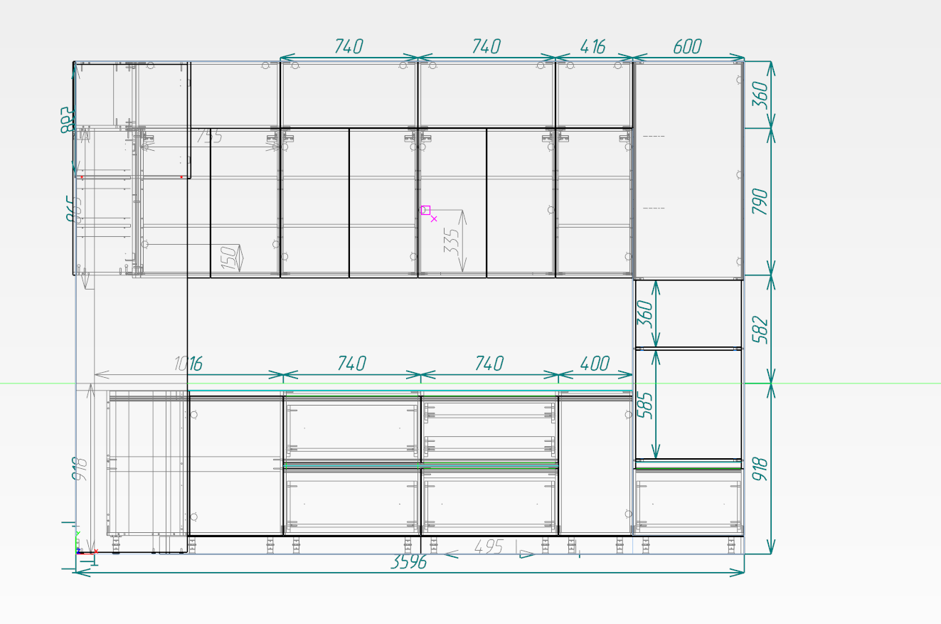 Кухня Угловая голо №190