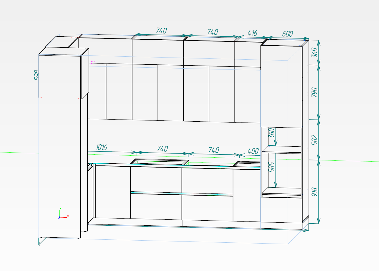 Кухня Угловая голо №119