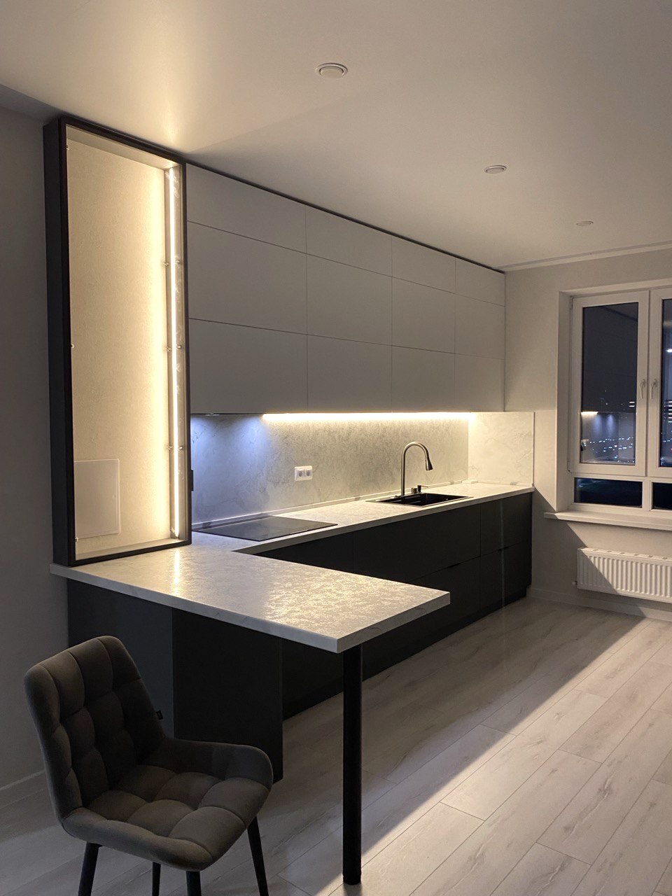 Кухня в два ряда