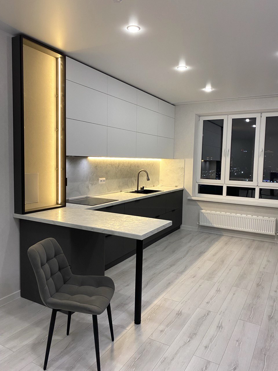 Кухня в два ряда