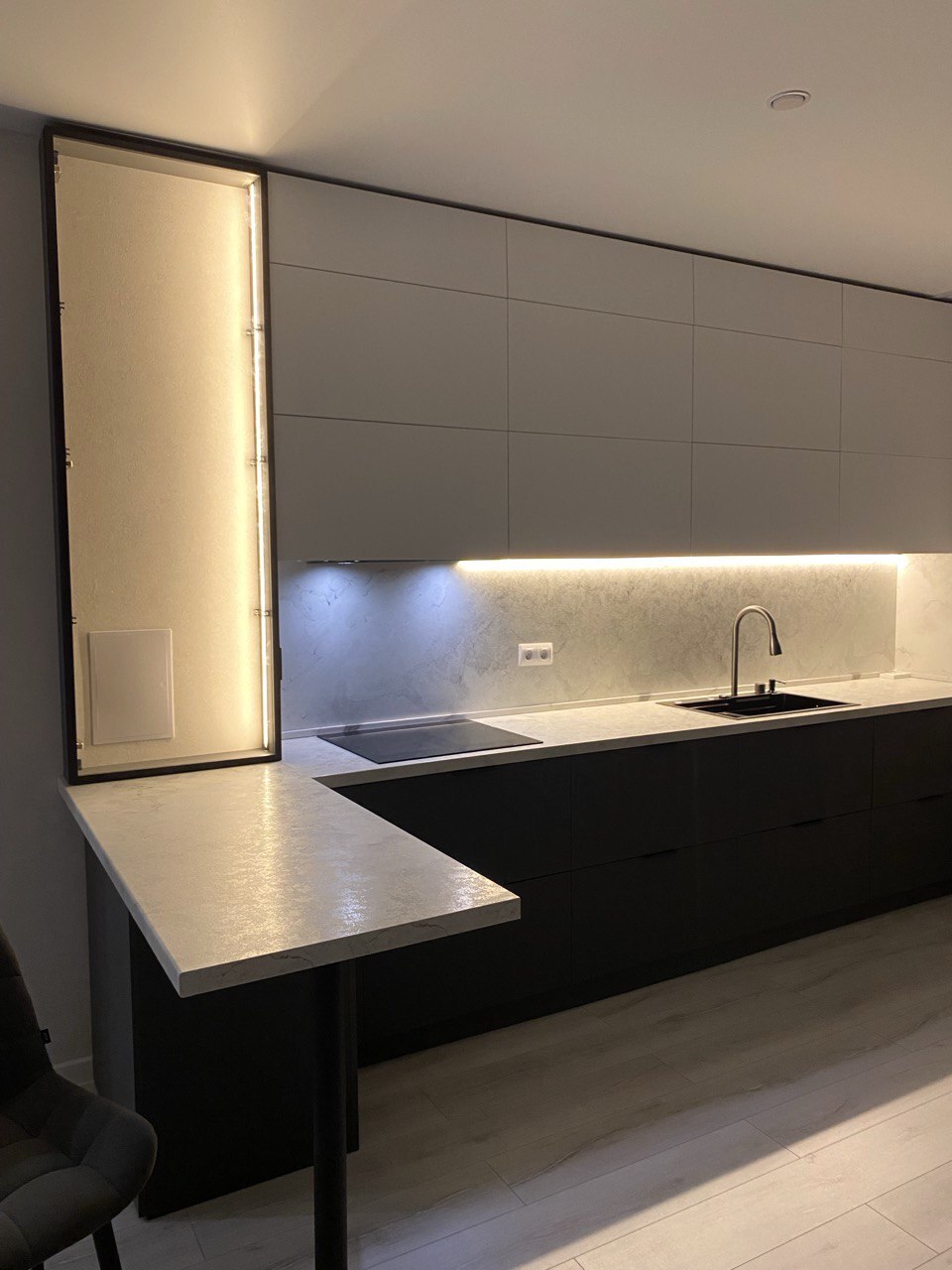 Кухня в два ряда